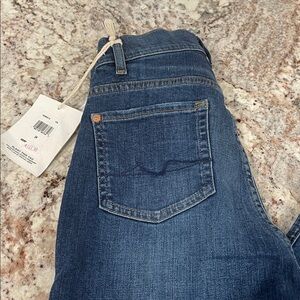 For all 7 mankind blue soft jeans